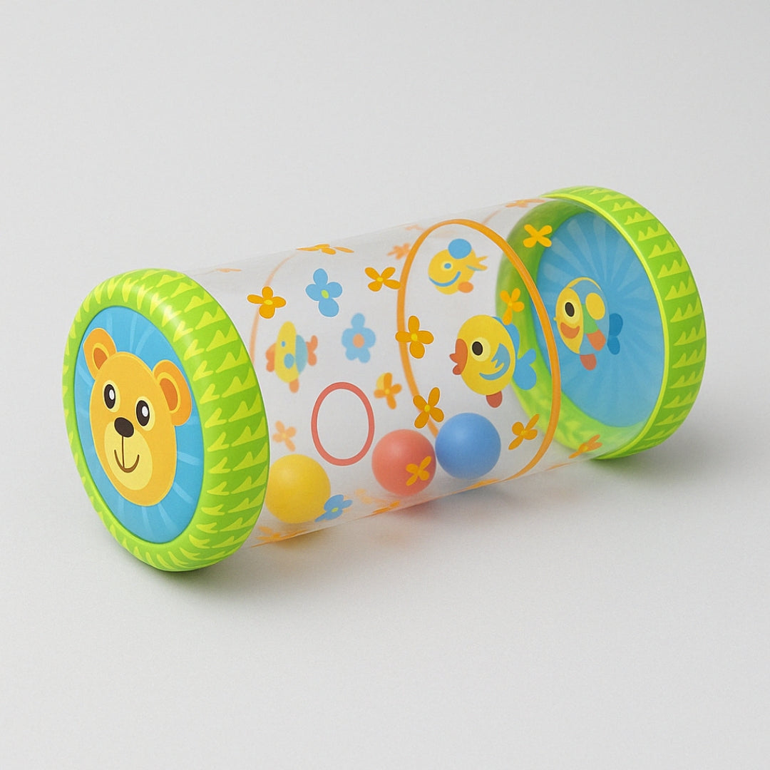 Cylindre Gonflable d’Éveil Bébé – Roulez vers l’Aventure !